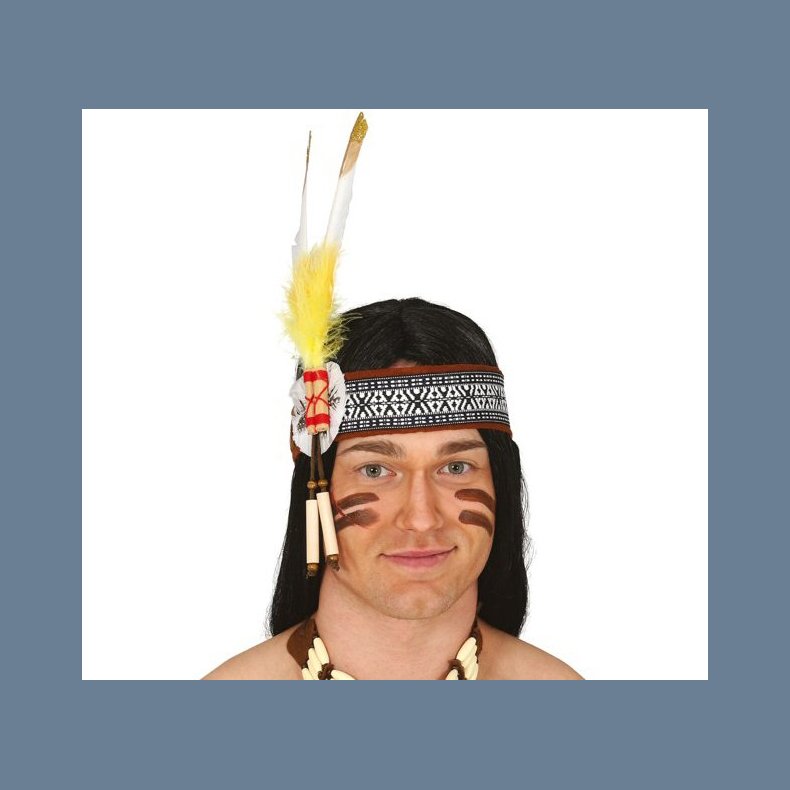 Indianer Fjer Hoved Bnd Kvalitet