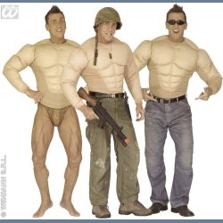 Muskel Overkrop Kostume