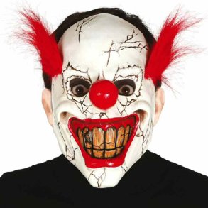 Latex Skrk Klovn med Hr