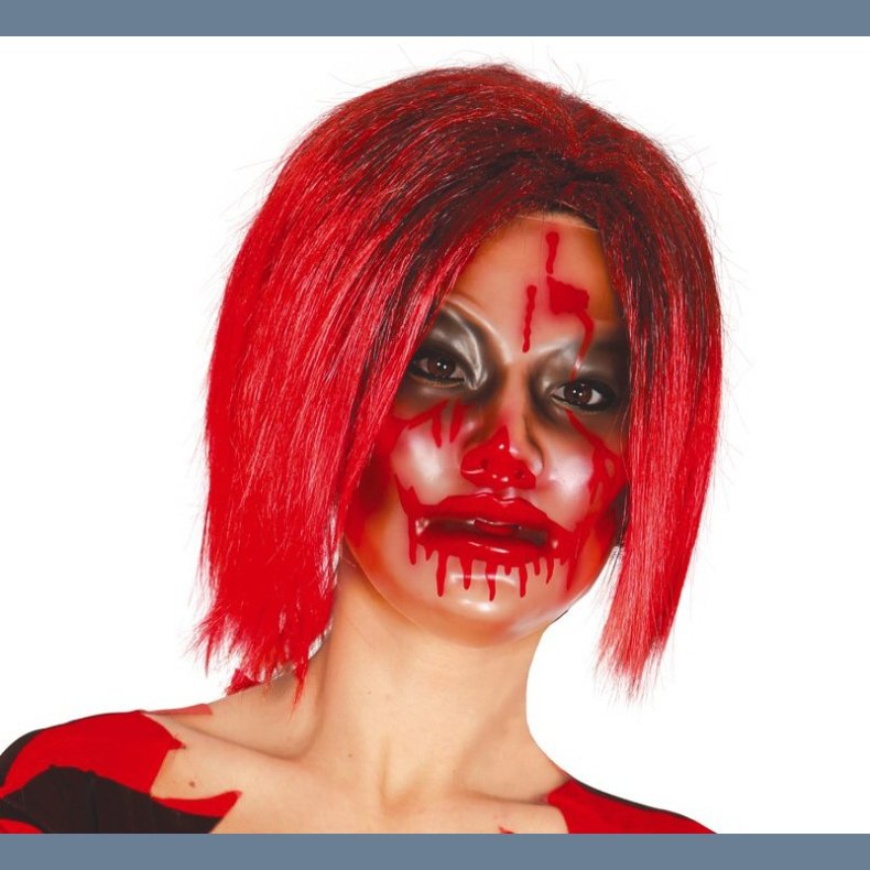 Transparent Maske med Blod