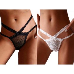 Blonde-streng med Stropper 