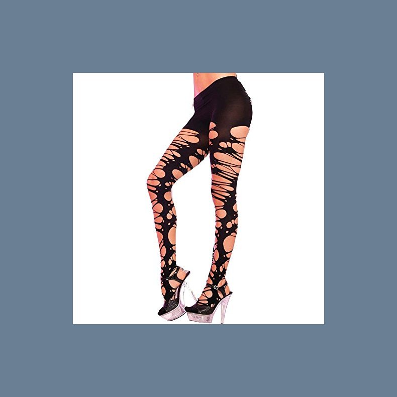 Strimlet Strmpebukser til Kvinder