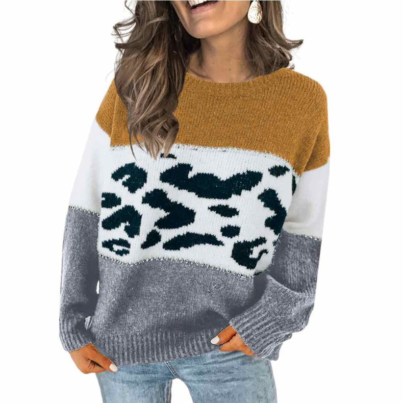 Gr Brun Dalmatiner Sweater