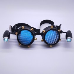Steampunk LED Lys Net Lens