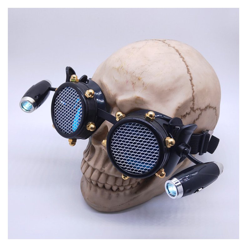 Steampunk LED Lys Net Lens