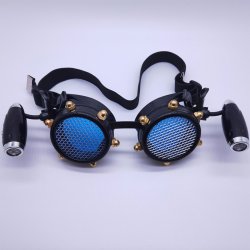 Steampunk LED Lys Net Lens