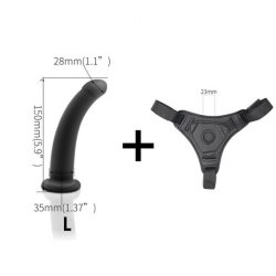 Anal Strap On Silicone Dildo