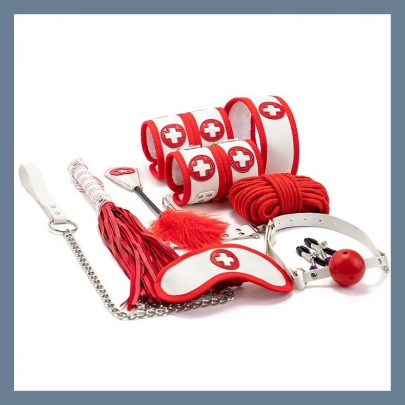 Sygeplejerske 10 dele Bondage Kit