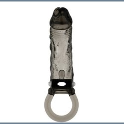 Sort Kriger Vibration Krystal Penis Hylster