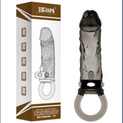 Sort Kriger Vibration Krystal Penis Hylster