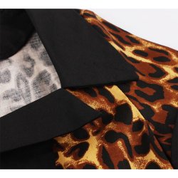 Leopard Kjole Retro Snit