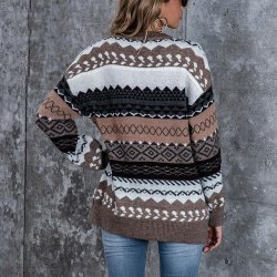 Brun Farvetone Striktrje