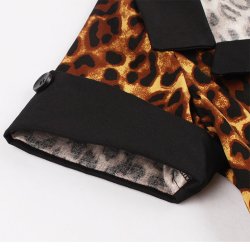 Leopard Kjole Retro Snit