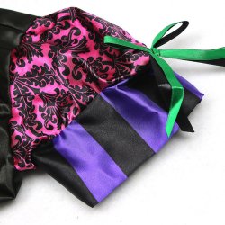 Hekse Kostume Lilla med Pufrmer