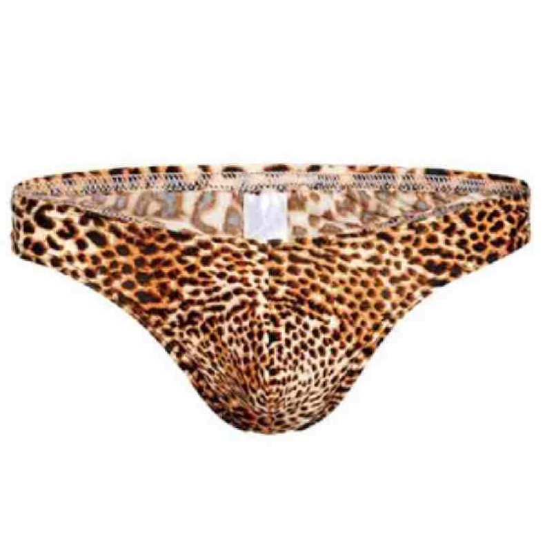 Leopard Trusse T-back til Mnd