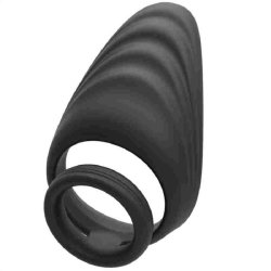 Silicone Dual Penis Ring with Taint Teaser