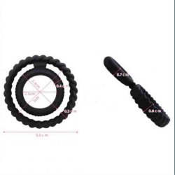 Silicone Dual Penis Ring