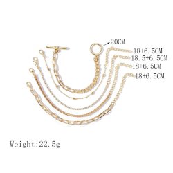 5stk Golden Grace Armbnd St