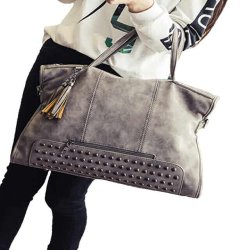 Gr Vintage Besat Hndtaske 