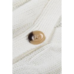 Hvid Strikket Cardigan 