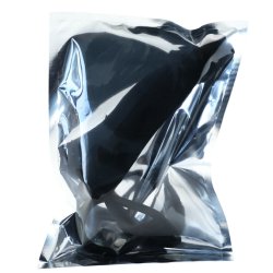 Sort Silikone Vibrerende Dildo med 2 Cock Ringe