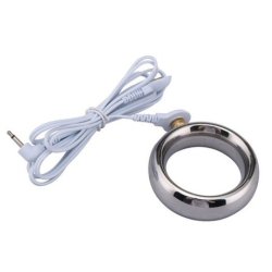 Elektrisk Std Penisring i Rustfrit Stl 