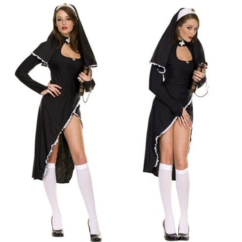 Begge længde Inspicere Nonne Søster Kostume - Nonne og Munke kostumer - Fie's Kostumer og  udklædning