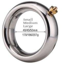 Elektrisk Std Penisring i Rustfrit Stl 