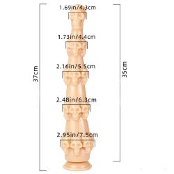 Skeleton Tower Large PVC Anal Beads