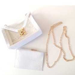 Gator Gennemsigtig Crossbody Taske 