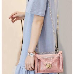 Gator Gennemsigtig Crossbody Taske 