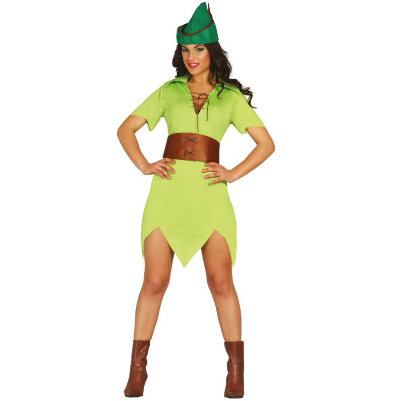 Robin Hood Kostume Dame