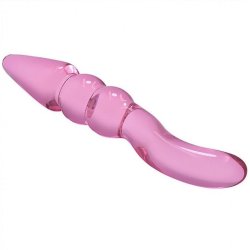 Double Ended Glass Anal Beads