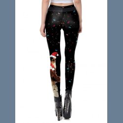 Jule Leggins med Hund