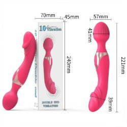 Magic Wand Double Penetration Dildo