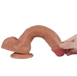 Naturtro sprjte dildo - 24 cm