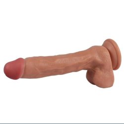 Naturtro sprjte dildo - 24 cm