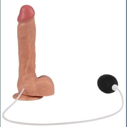 Naturtro sprjte dildo - 24 cm