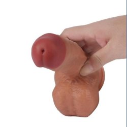 Naturtro sprjte dildo - 24 cm