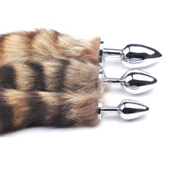 Metallisk Analstik med Hale 