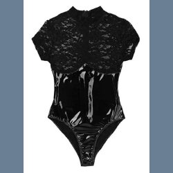 Sort Blonder PU Teddyundertj 