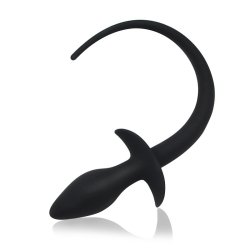 Butt Plug med Hale Silikone