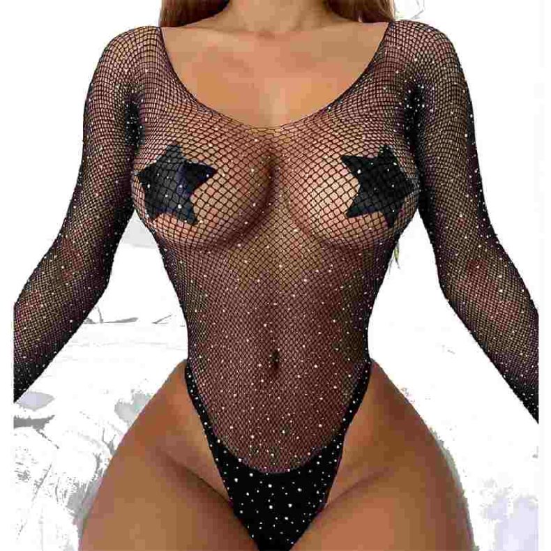 Langrmet Bodysuit med Hje Ben