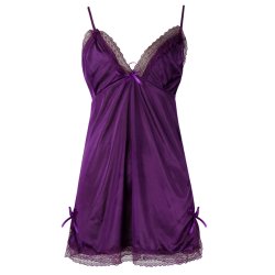 Natkjole kort med Blonde