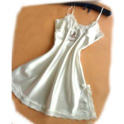 Natkjole kort med Blonde