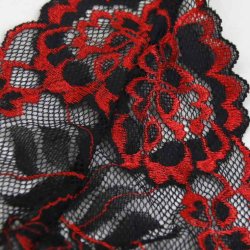 Sort Gennemsigtig Blonde Babydoll Natkjole