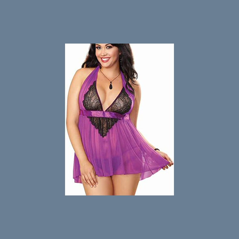 Gennemsigtig Babydoll 