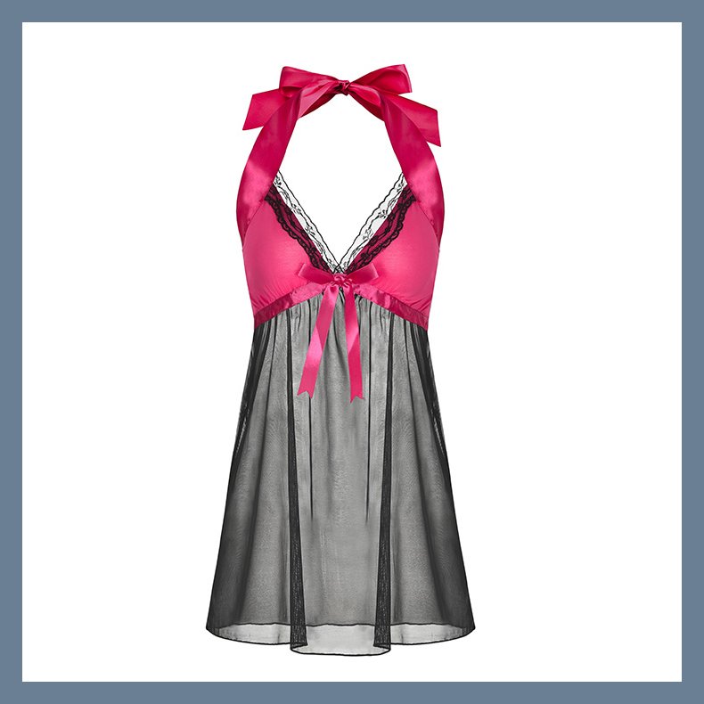 Lavskret  Babydoll Natkjole