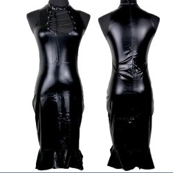 Wet Look Mermaid Dress