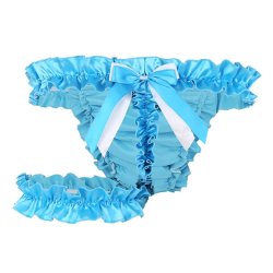 Ruflet Trusser med Strmpebnd